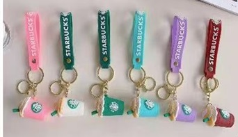 Брелок рез-ый Srarbucks кофе 12шт/уп TT2748