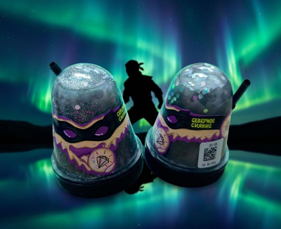 Игрушка ТМ "Slime "Ninja" северное сияние, 130 г. S130-3