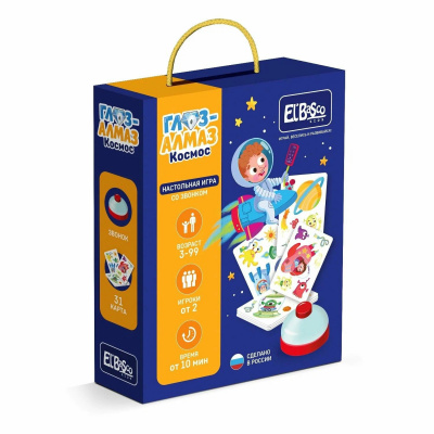 Настольная игра со звонком "Глаз-Алмаз. Космос" ET03-018