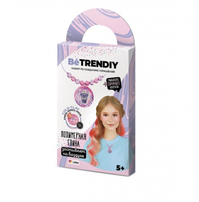 Создай украшения из полимерной глины, "Be TrenDIY" Cold clay. Кулон B031Y