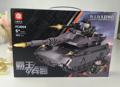 Конструктор Военный танк Merkava 393дет. FC4004