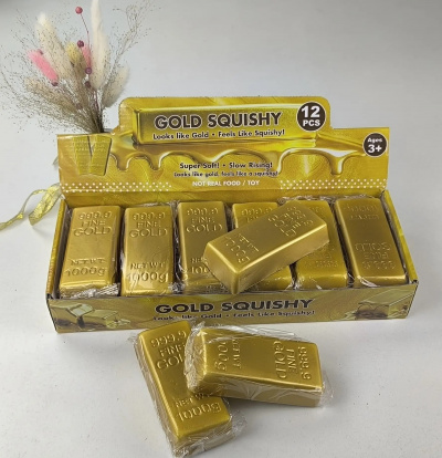 Антистресс Сквиш GOLD 12шт/уп TT3191
