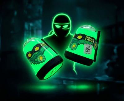 Игрушка ТМ "Slime "Ninja" светится в темноте, 130 г. S130-18