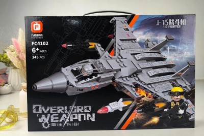 Конструктор Истребитель J-15 345дет. FC4102
