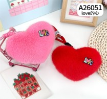 Брелок мяг.ЛЮКС Сердце LOVE 14х10см A26051