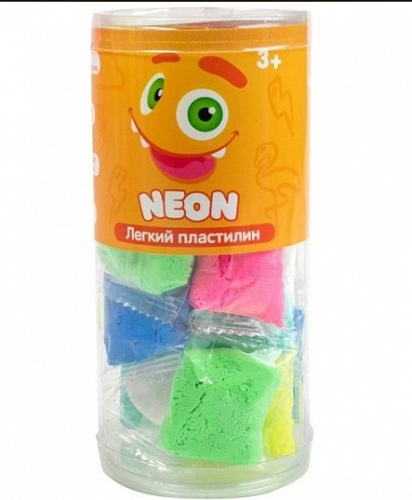 Легкий пластилин, ТМ Crazy Clay, набор  &amp;quot;Neon&amp;quot; mini C206Y