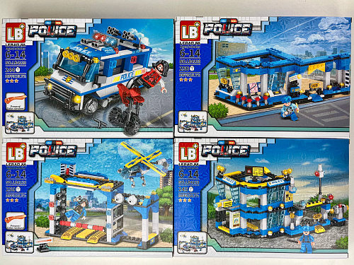 Конструктор City Police 4шт/уп LB4133