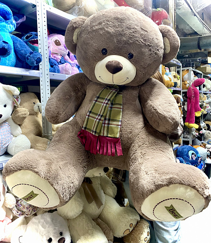 -Медведь в шарфе 110см 6862-110