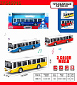 Автобус металл. свет,звук, на бат. инд/уп 588-31