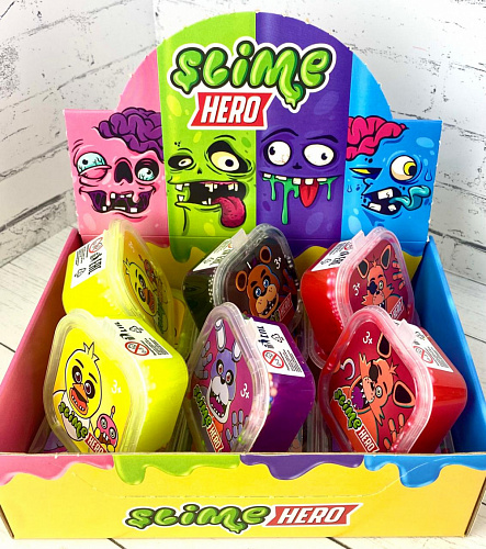 Слайм &amp;quot;Slime&amp;quot; HERO Роботы ассорти 12шт/уп SLM354