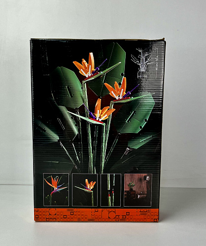 Конструктор Botanical Цветок-Райская птица 1173дет. 6555