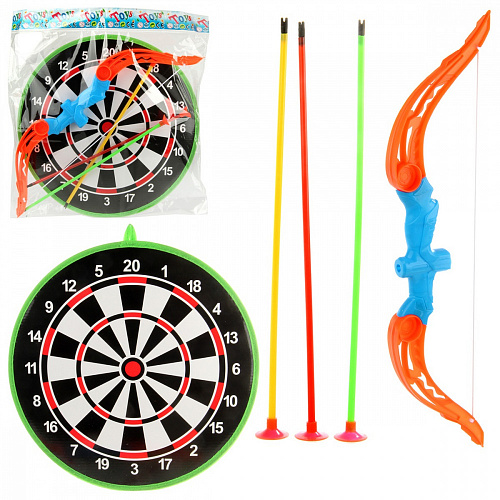 Лук с мишенью&amp;quot;, d/35 см ,пакет 123986