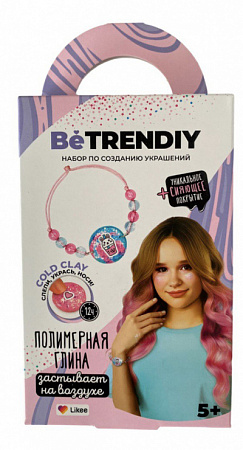Создай украшения из полимерной глины, "Be TrenDIY" Cold clay. Браслет B032Y