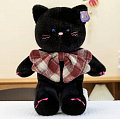 -Кот с клетчатым бантом 45см TT3102-45
