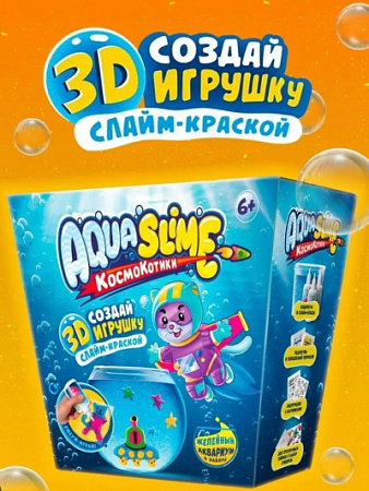 Aqua Slime:Набор для изг-ия фигур из цвет геля, средний набор AQ001