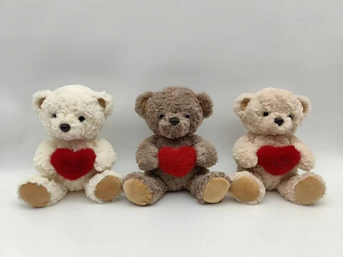 Медведь с сердцем Джони 25см 7785-25