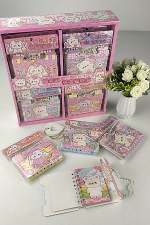 Блокнот Baby Three кольца,бусы 20шт/уп GL01195