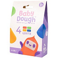 Тесто для лепки «BABY DOUGH» в коробке, 4 цвета, №2 BD036