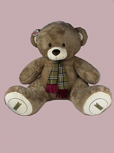 -Медведь в шарфе 110см 6862-110