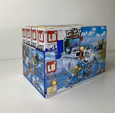 Конструктор Сити 4шт/уп LB4105