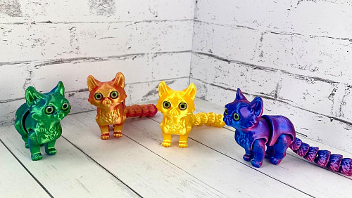 3D игрушка Кот 13см X009