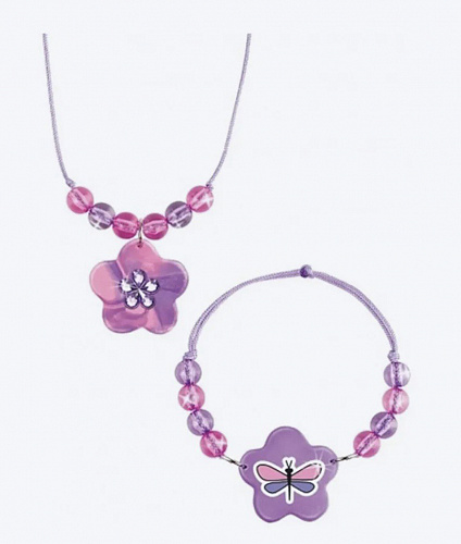 Создай украшения из полимерной глины, &amp;quot;Be TrenDIY&amp;quot; Cold clay. Кулон, браслет. FLOWER B023Y