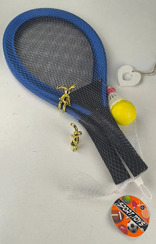 Игровой набор Бадминтона с воланчиком + мяч 54см (Текстиль) TT3174
