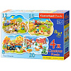 Пазлы D3-043019 Четыре сезона, контур, 8#12#15#20 деталей, Castor Land